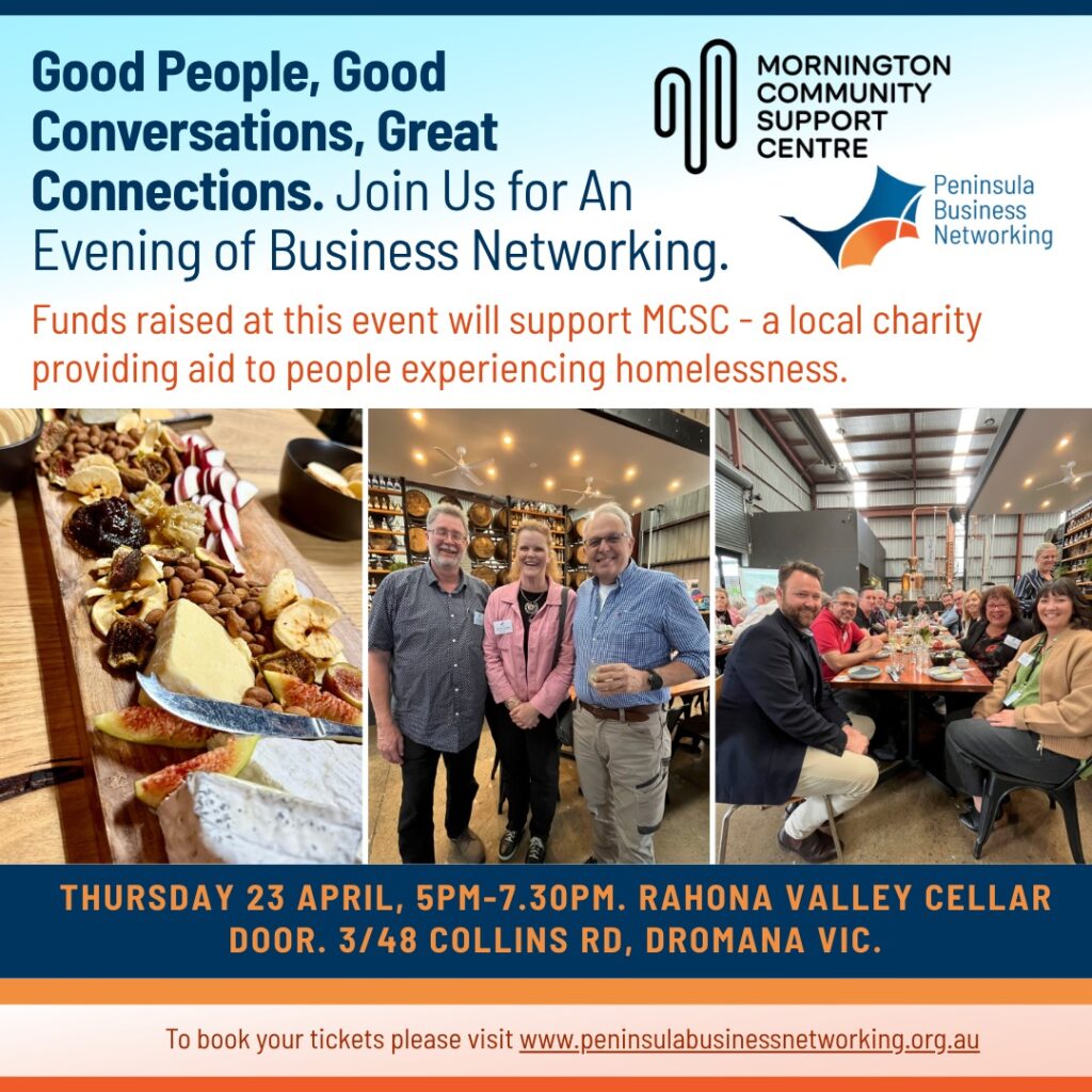 Good people, great conversations. Support a local charity.